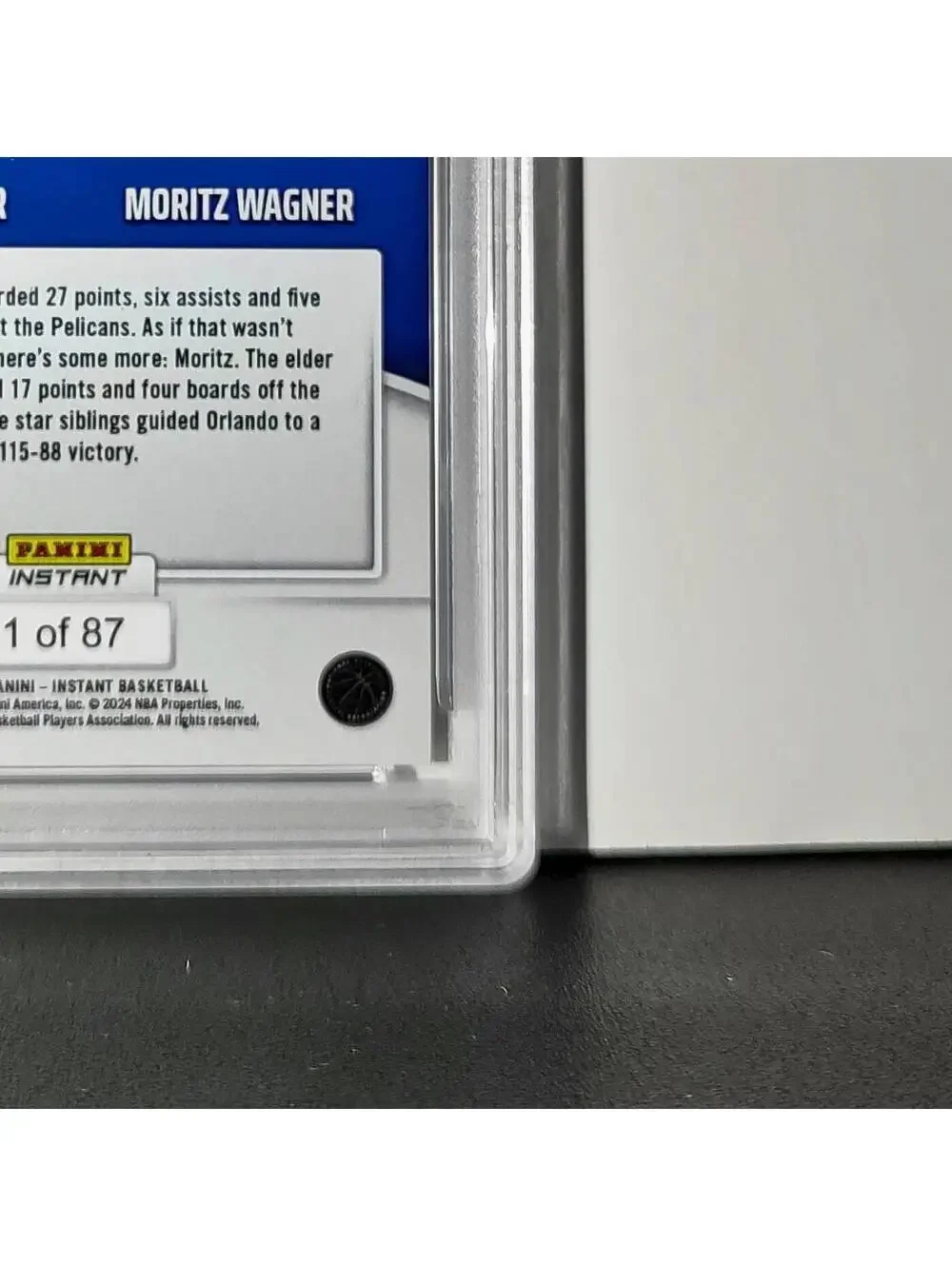 Franz Wagner / Moritz Wagner 2024 Panini NBA #90 Basketball PSA 10 Gem Mint